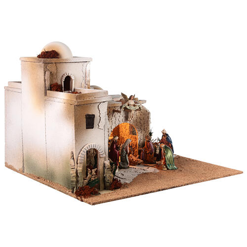 Arab nativity scene with fountain for 12 cm Moranduzzo nativity scenes 5