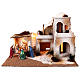 Arabic setting 45x60x50 cm for Nativity Scene with 12 cm characters s1