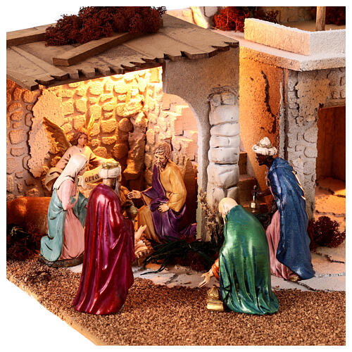 Arab nativity scene 45x60x50 cm for 12 cm statues 2