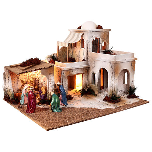 Arab nativity scene 45x60x50 cm for 12 cm statues 5