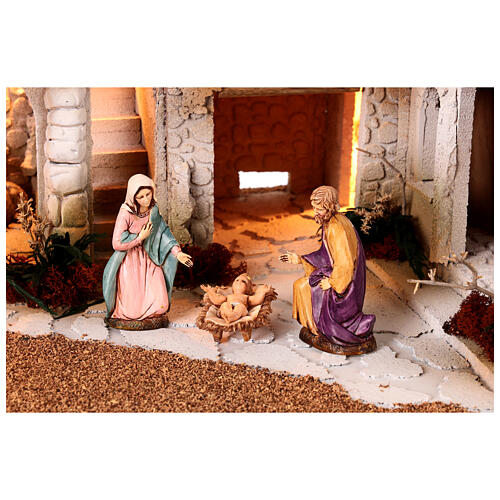 Arab nativity scene 45x60x50 cm for 12 cm statues 6