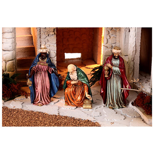 Arab nativity scene 45x60x50 cm for 12 cm statues 7