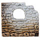 Mur z oknem, do szopki 8-12 cm s1