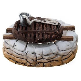 Large low well 5x10 cm for 8-12 cm nativity scenes