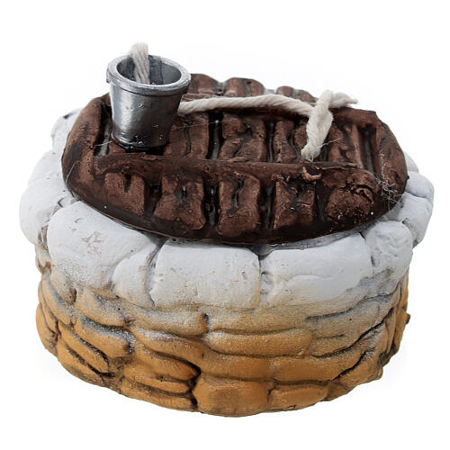 Pozo bajo pequeño 5x10 cm para belenes 8-12 cm 1