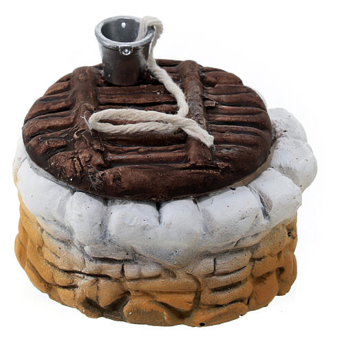 Pozo bajo pequeño 5x10 cm para belenes 8-12 cm 2