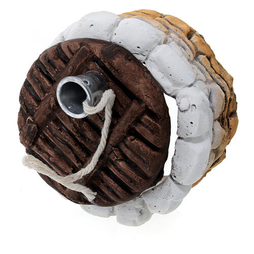 Pozo bajo pequeño 5x10 cm para belenes 8-12 cm 4