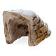 Escalera pequeña 5x5x5 cm blanca de yeso para belenes 8x12 cm s5