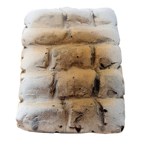 Schodki 5x5x5 cm, białe, z gipsu, do szopek 8-12 cm 1