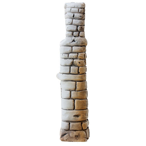 Colonna grande 25x5x5 cm gesso per presepi 8-12 cm 1