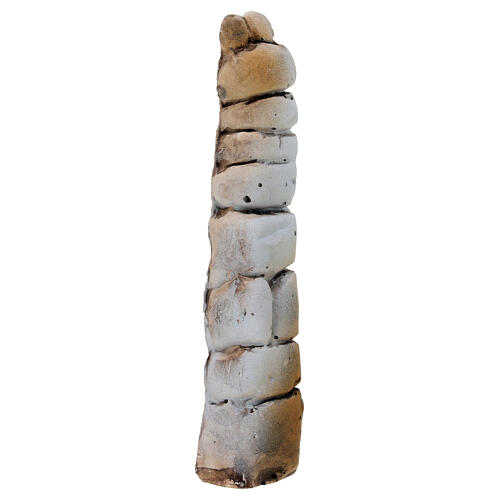 Small plaster column for Nativity Scene with 8-12 cm characters 3