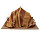 Tente arabe ronde 15x35x35 cm tissu pour crèche de 8-12 cm s6