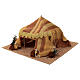 Round Arab tent 15x35x35 cm fabric for 8-12 cm nativity scenes s2