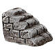 Scala piccola 5x5x5 cm gesso grigia per presepi 8-12 cm s3