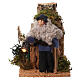 Shepherd with lantern, animeted 12 cm character for Nativity Scene, 15x10x15 cm s1