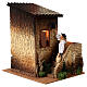 Movimento Uomo e donna alla finestra presepe 12 cm 30x20x25 cm s5