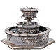 Round fountain in resin 10x15x15 cm for nativity scenes 8-12 cm s1