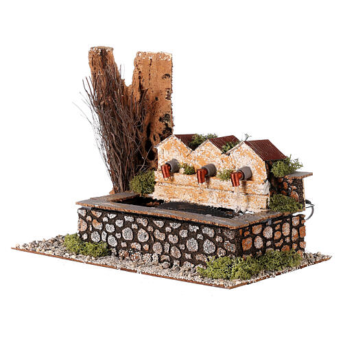 Fontanna 3-Strumieniowa, 25x35x20 cm, do szopki 10 cm 2