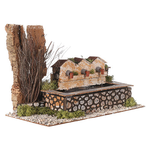 Fontanna 3-Strumieniowa, 25x35x20 cm, do szopki 10 cm 3