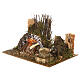 Fire with flame effect light for 8 cm Nativity Scene 15x20x15 cm s2