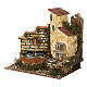 Fountain with small house, 20x20x15 cm, for 10 cm Nativity Scene s2