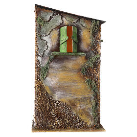 Dom wysoki Moranduzzo z oświetleniem, karton, 50x30x20 cm, do szopki 10 cm