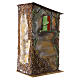 Moranduzzo tall house with light, cardboard 50x30x20 cm, 10 cm nativity scene s3