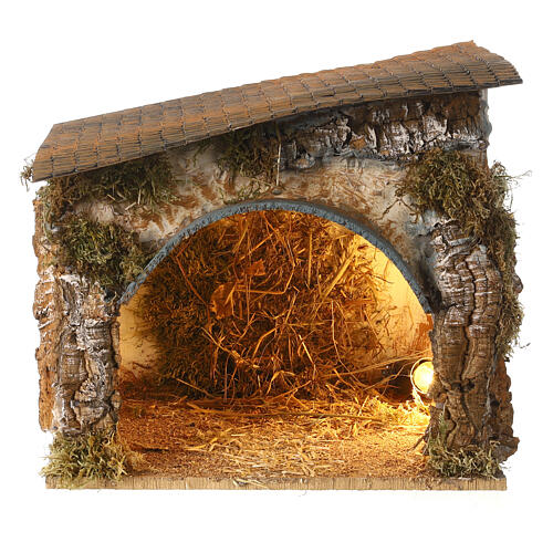 nativity scene stable