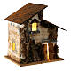 Casa stuccata a mano 35x30x20 cm 10 cm Moranduzzo sughero s3