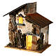 Hand stuccoed house figure 35x30x20 cm 10 cm Moranduzzo cork s2
