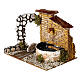 Nativity fountain with sheep 12 cm cork 15x20x15 s2