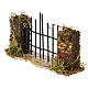 Cancello 2 ante sughero presepe 10 cm 10x15x5 cm s2