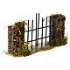 Cancello 2 ante sughero presepe 10 cm 10x15x5 cm s3