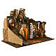 Pueblo belén Natividad 16 cm corcho 50x75x40 cm s5