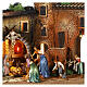 Borgo con forno 40x60x50 cm presepe Moranduzzo 12 cm s4