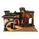 Borgo con forno 40x60x50 cm presepe Moranduzzo 12 cm s9