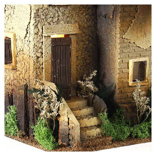 Two-storey house of 35x35x25 cm for 10-12 cm Nativity Scene 2