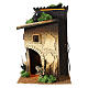 Two-storey house of 35x35x25 cm for 10-12 cm Nativity Scene s4
