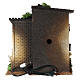 Two-story nativity house 35x35x25 cm illuminated figures 10-12 cm s7