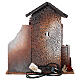 Casa con balcón y luces para belén 10-12 cm 35x35x25 cm s4