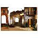 Borgo modulare con forno 45x120x50 cm presepe Moranduzzo 12 cm s4