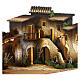Borgo modulare con forno 45x120x50 cm presepe Moranduzzo 12 cm s10