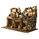 Village with animals, well and lights 45x75x40 cm for 10 cm Nativity Scene s3