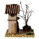 Casita rústica de campo belén 6cm 15x15x15cm s3