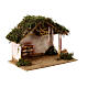 Stable with hayloft 20x25x15 cm for 8 cm Nativity Scene s3