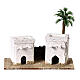 Set 5 casette arabe bianche 10x10x5 cm presepe 10 -12 cm s2