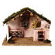 Nativity Stable with moss 30x35x20 cm nativity 12 cm s1