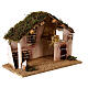 Nativity Stable with moss 30x35x20 cm nativity 12 cm s3