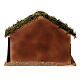 Nativity Stable with moss 30x35x20 cm nativity 12 cm s4