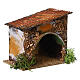 Stable for 4 cm Moranduzzo Nativity Scene, wood and cork, 10x10x10 cm s3